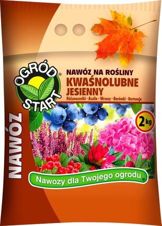 Nawóz jesienny do kwaśnolubnych 2kg Ogród Start