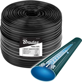 Tropfband 16/8mil/1.5l/h/10cm HIRRO TAPE 100m Bradas