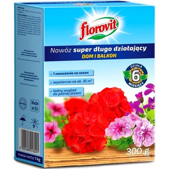 Nawóz długo działający dom i balkon 300g Florovit