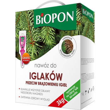 Nawóz 3kg  Przeciw Brązowieniu Biopon