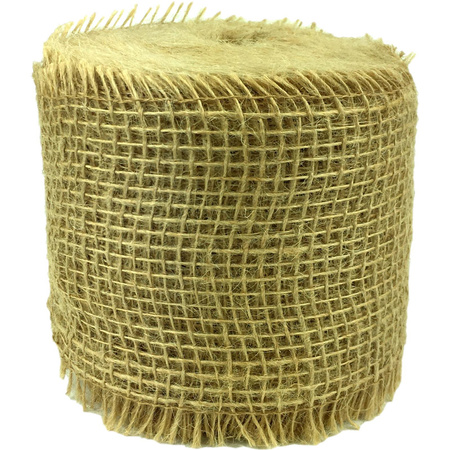 Natürliche Jute Gaze Rolle 10cm 25m