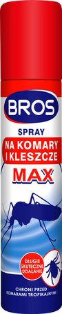 Sprej proti komárům a klíšťatům MAX 90ml Bros