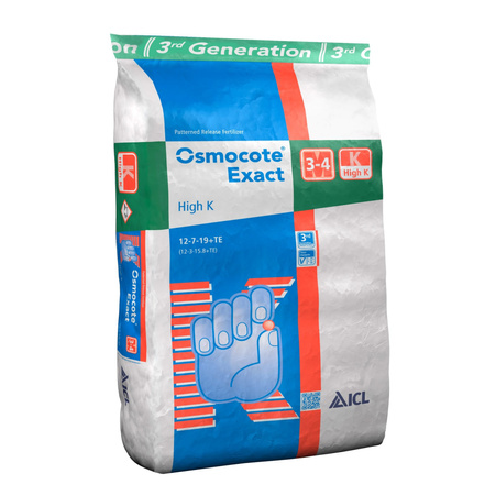 Osmocote Exact High K 3-4M 12-7-19 25kg ICL