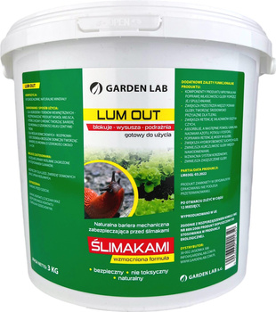 Lumout bariera na ślimaki 3kg Garden Lab