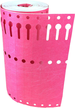 Tyvek etikety 12,7x220mm role 1000ks růžová