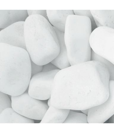 EXTRA WHITE THASSOS 60-100mm 20kg Pietricele Biovita