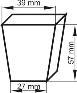 Multi-Donut WD 39x39x58/84 Quadratisch JRK