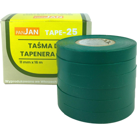 Páska pro tapener Tape-25 tmavě zelená PanJan