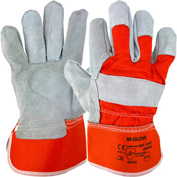 Rękawice ochronne z dwoiny RINGO ORANGE 4243X