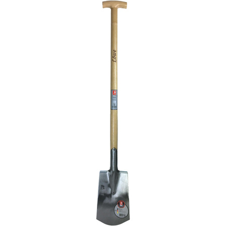 Vanghelie formă Flensburg cu mâner în T 85cm LÖWE Idealspaten