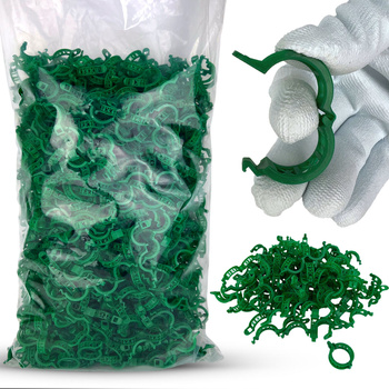 Zapinka do pomidorów oraz znaczenia ZIELONY 1000szt