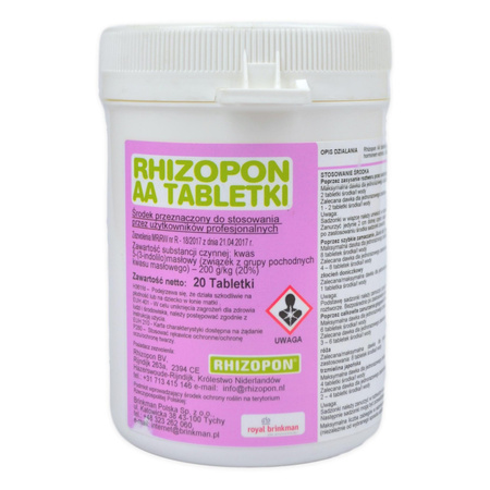 Rhizopon Aa 50mg 20 Tabletek