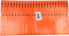 Etikety Tyvek 12,7x160mm Plis 2500ks oranžové