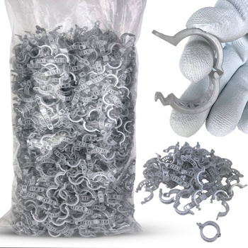 Clip de tomate și semnificație SILVER 1000pcs