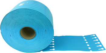 Etichete cu buclă TT 17x200mm 3500pcs 6r Albastru