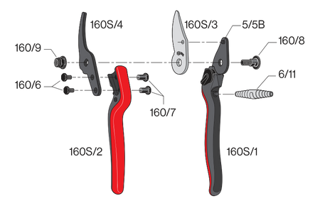Pružina pro 160S, 6, 12, 16, 17 FELCO 6/11