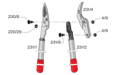 Kowadełko do 231 FELCO 231/4