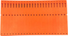 Etikety Tyvek 12,7x160mm Plis 2500ks oranžové
