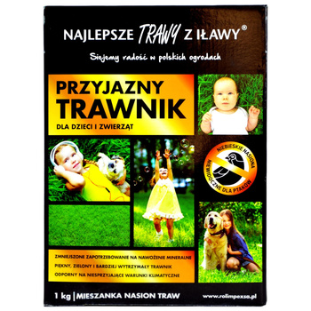 Trawa Przyjazny Trawnik 1kg Trawy z Iławy