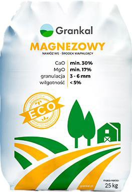 Wapno Węglanowe GRANKAL Magnezowy 25kg