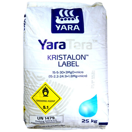 Kristalon Biały Label 15+5+30 25kg Yara