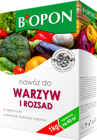 Nawóz do warzyw pomidor,ogórek 1kg Biopon