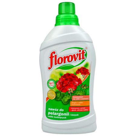 Nawóz do pelargonii i innych roślin kwitnących 1L Florovit