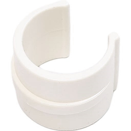 KOMPLET 50x Spinka klips do folii tunelowej BIAŁY 30mm