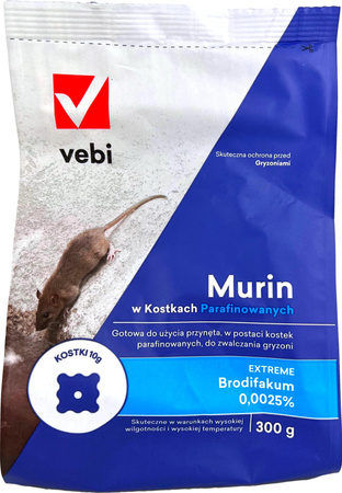 Murin w kostkach parafinowanych 300g Vebi