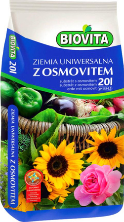 Ziemia uniwersalna z OSMOVITEM 20L Biovita