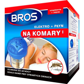 Elektro+Płyn na komary 40ml Bros