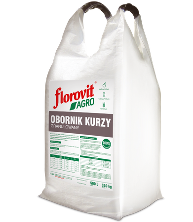 Granulovaný kuřecí hnůj 40L 25kg Florovit