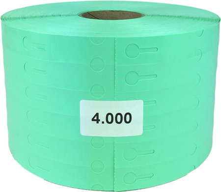 Etichete cu buclă TT 17x160mm 4000pcs 6r Verde