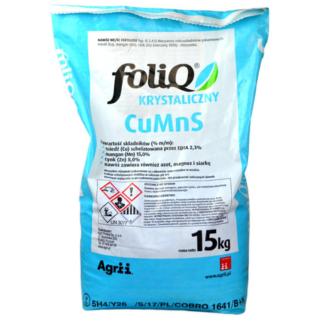 FoliQ CuMnS Plus 15kg Agrii