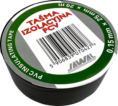 Taśma Izolacyjna PCV 0,15mm x 25mm x 20m