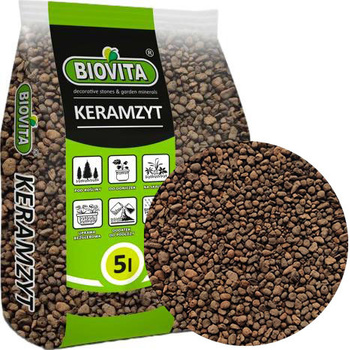 Keramzyt drobny ogrodniczy 5L 4-8mm Biovita