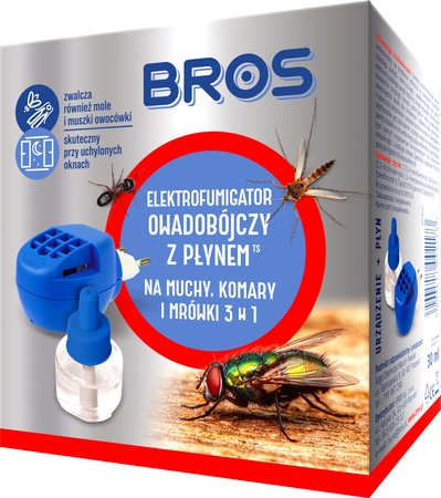 Elektro+ Lichid 30ml / Țânțari, muște, furnici / 3in1 Bros