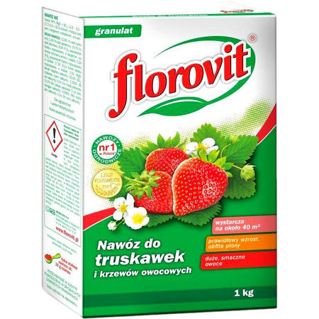 Hnojivo pro jahody a lesní jahody 1kg Florovit