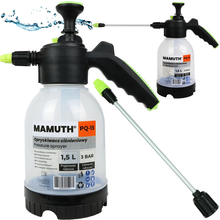 Opryskiwacz ciśnieniowy 1,5L PQ-15 MAMUTH