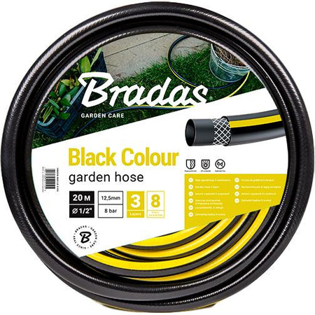 Wąż ogrodowy BLACK COLOUR 5/8" 50m Bradas