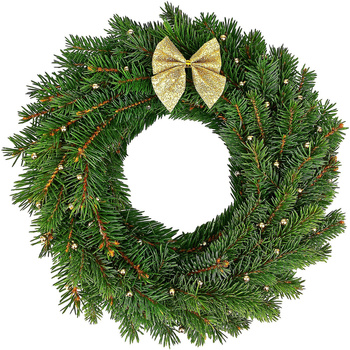 Stroik świąteczny świerk 38cm