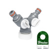 T-dílný rozdělovač s ventily GW 1" 3/4" WL-2222 Bradas