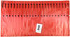 Tyvek etikety 17x220mm skládané 2500ks červené