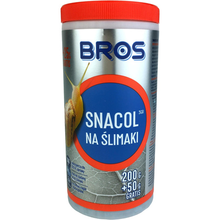 Środek na ślimaki SNACOL 3GB 200g + 50g Bros