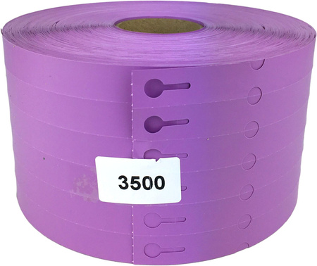 Etichete cu buclă TT 17x200mm 3500pcs 6r Violet