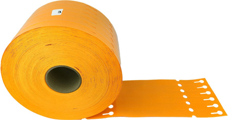 Smyčkové etikety TT 17x250mm 3000ks 6r oranžová