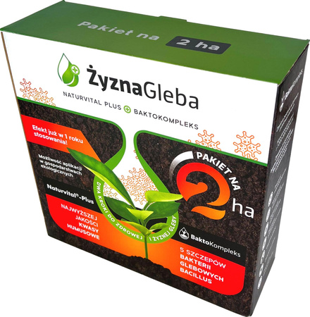 Tri-Pack Úrodná půda 2X1L Naturvital Plus + 1L Bakto Complex 2Ha