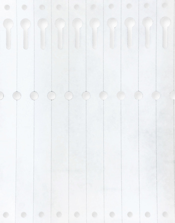 Etichete Tyvek 25.4x220mm Plis 2500pcs Alb