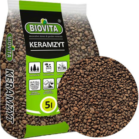 Argilă fină expandată pentru horticultură 5L 4-8mm Biovita