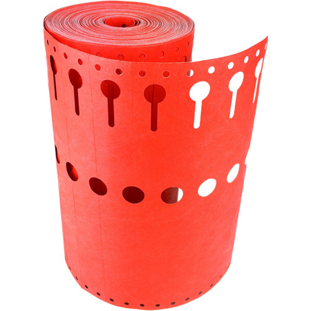 Etichete Tyvek 25.4x220mm rolă 1000pcs Roșu